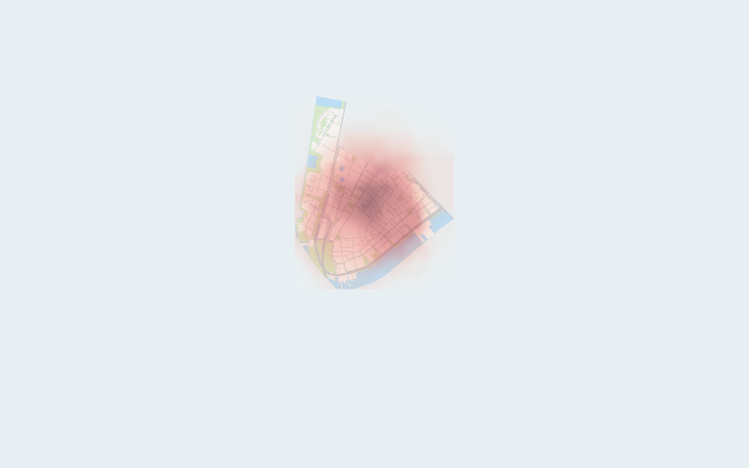 Heatmap over OSM